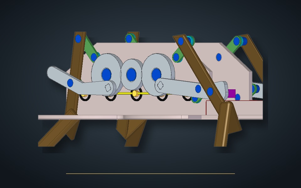 Transmisión por engranajes de la araña robot