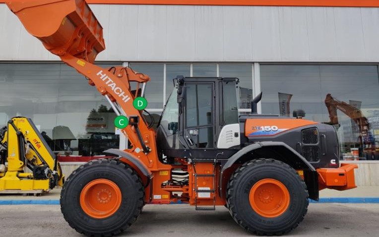Pala cargadora Hitachi ZW150-6